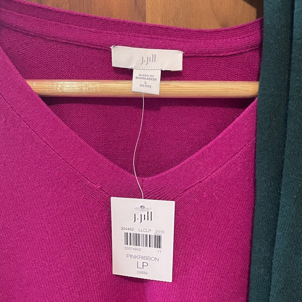 J.Jill V-Neck Sweater Petite L
